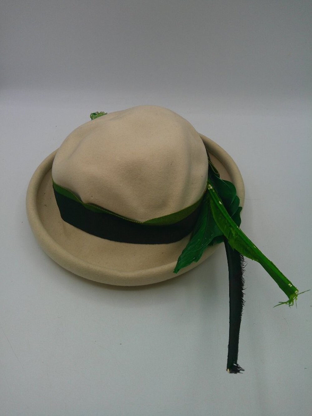 Vintage 1940s/50s Merrimac Hat Corp. USA Ladies Wool Hat